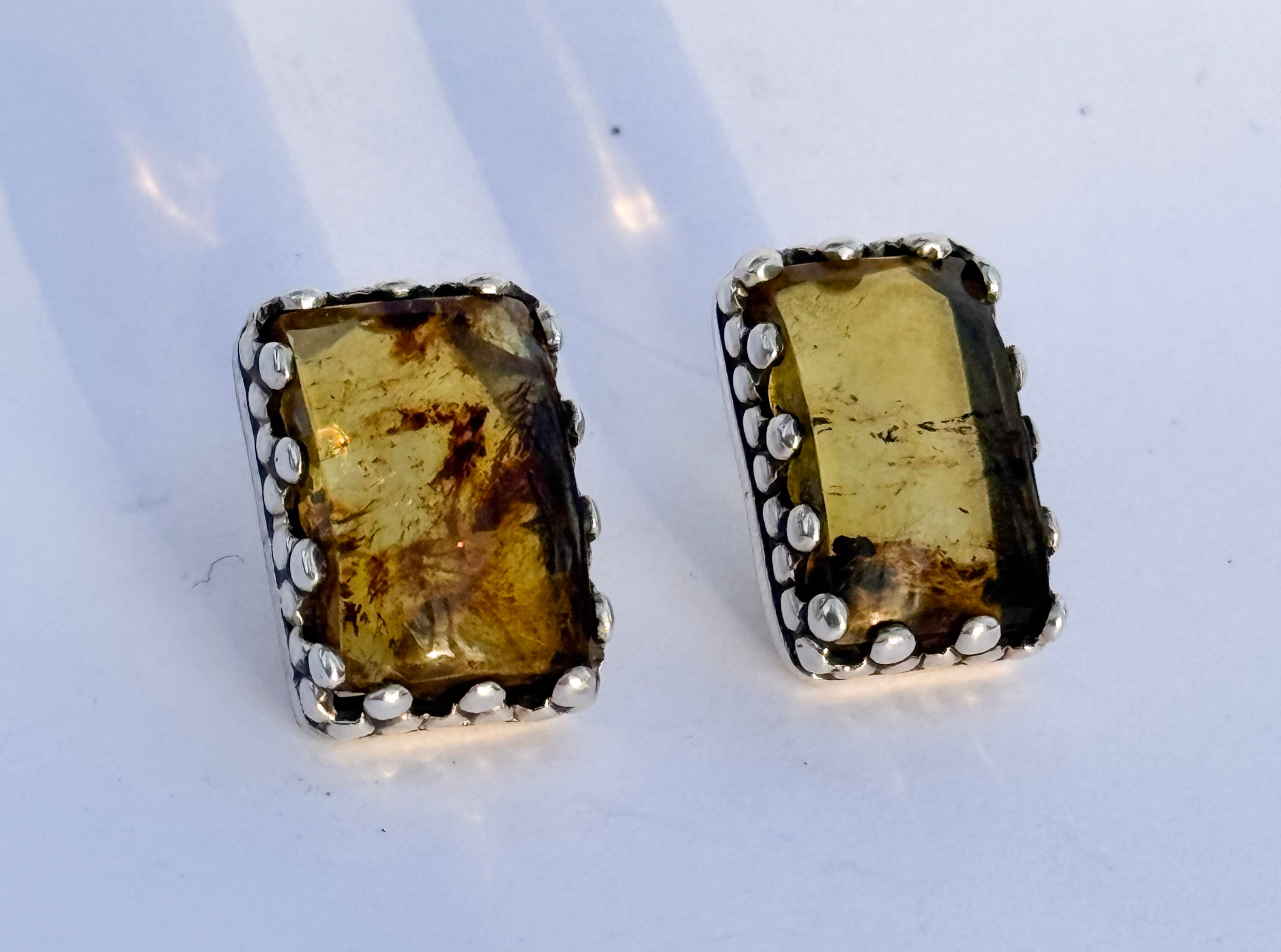 ALBA - Amber Earrings