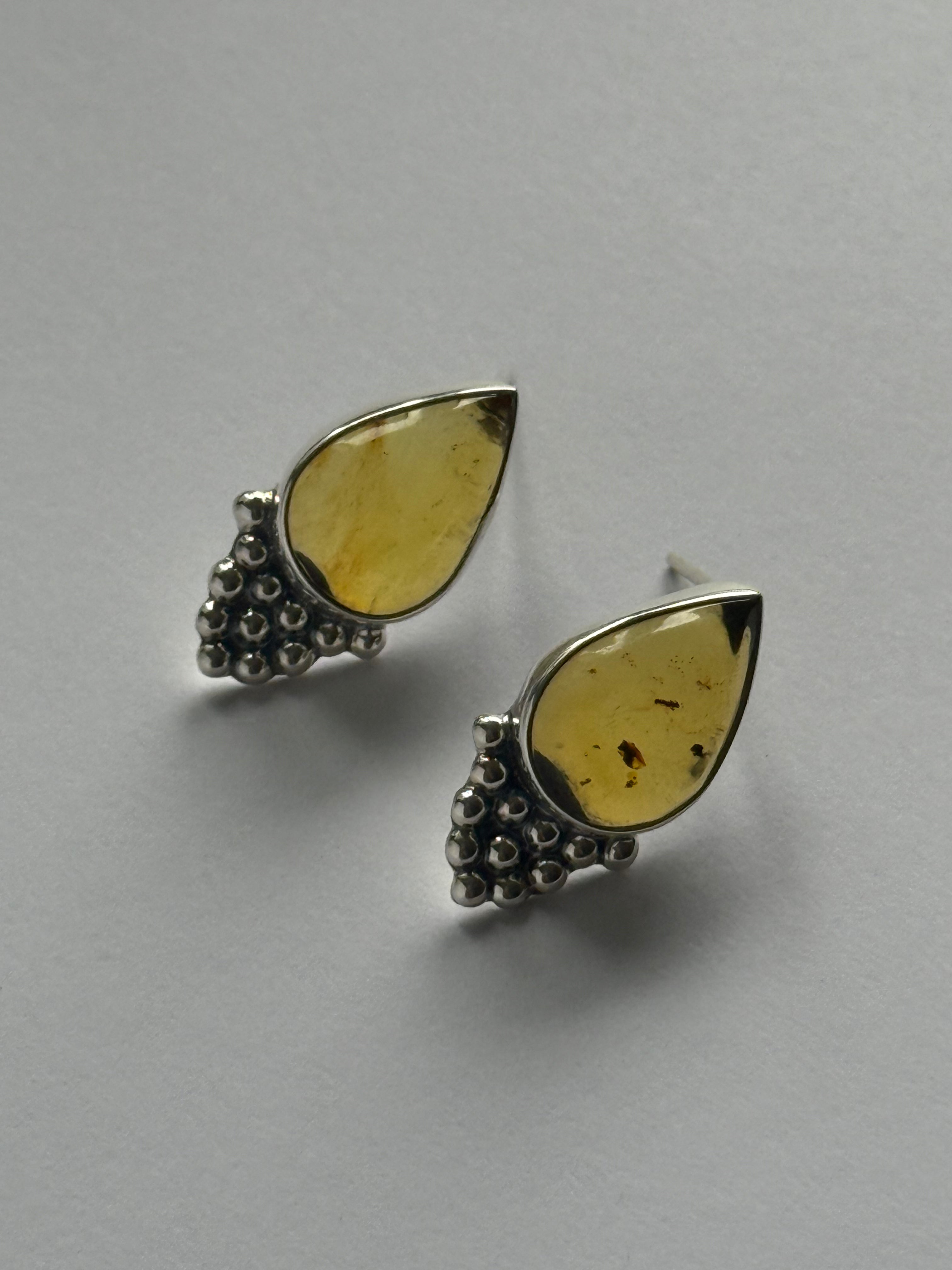 CHIAPAS CHICO - Amber Earrings